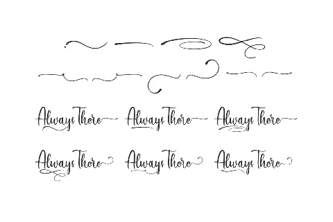 Always There Demo font