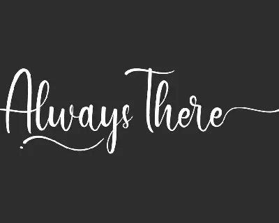 Always There Demo font
