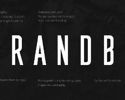 Brandbe Demo font