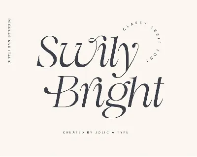 Swily Bright font