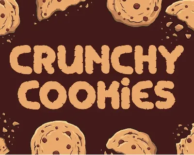 Crunchy Cookies font