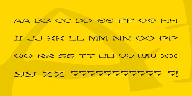 JMH kung fu font