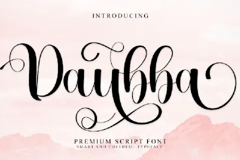 Daubba font