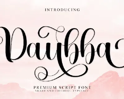 Daubba font