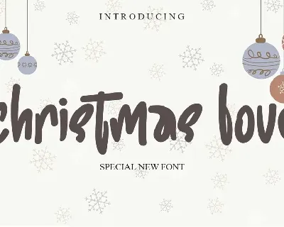 Christma Love font