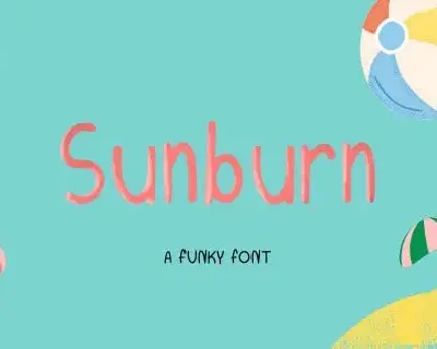 Sunburn Script font