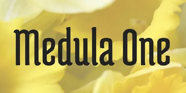 Medula One font