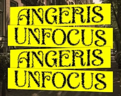 Angeris Unfocus font
