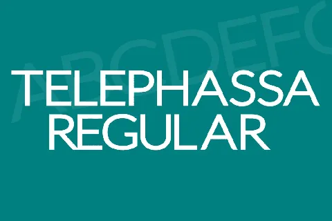 Telephassa font