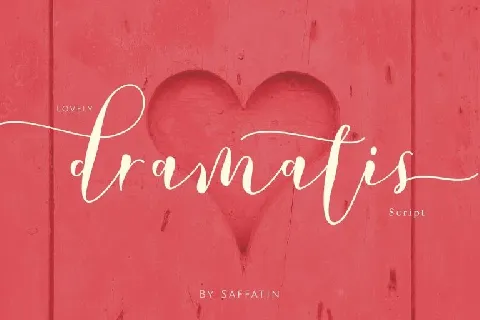 Lovely Dramatis Script font