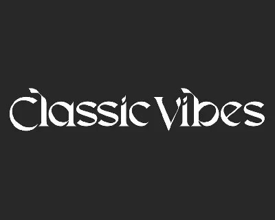 Classic Vibes Demo font