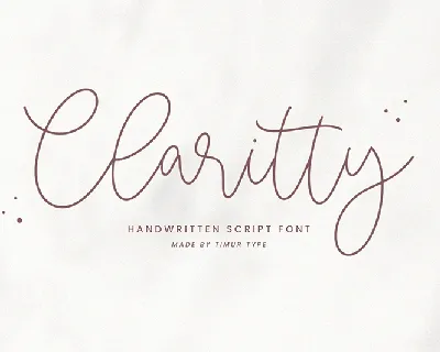 Claritty font