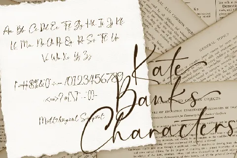 Kate Banks font