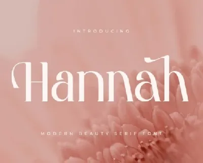 Hannah font