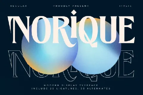 Norique font