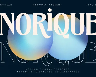 Norique font