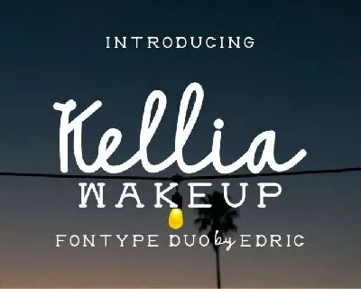 Kellia Wakeup Duo Free font