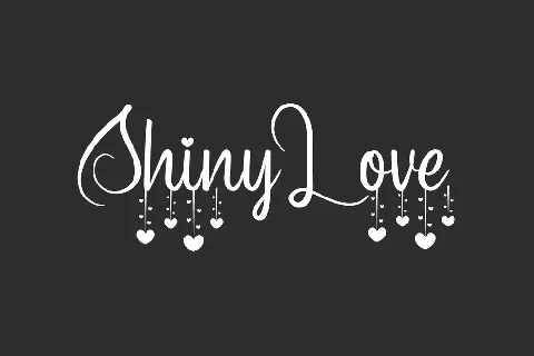 Shiny Love Demo font