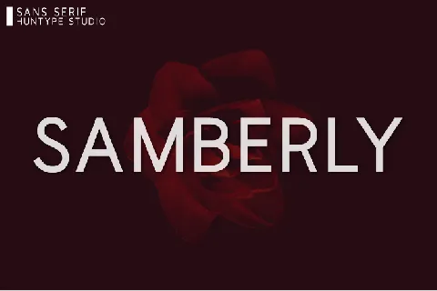 Samberly font