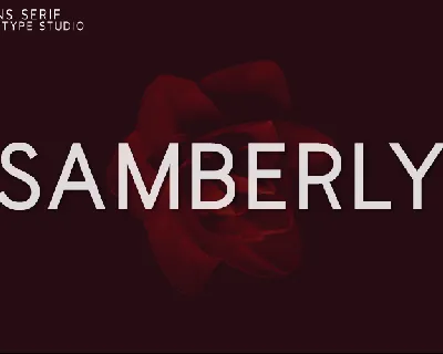 Samberly font