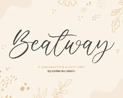 Beatway font