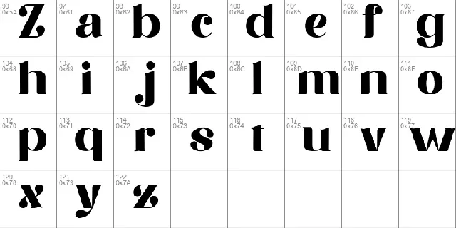 Merdian font