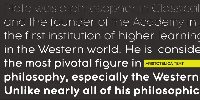 Aristotelica font