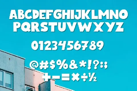 Blue Night Bold Cartoon font