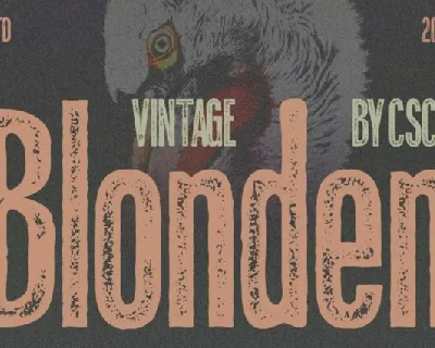 Blonden Vintage font