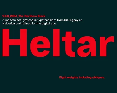 Heltar Family font