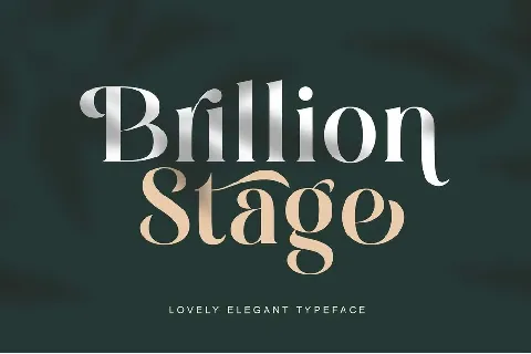 Brillion Stage font