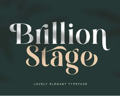 Brillion Stage font