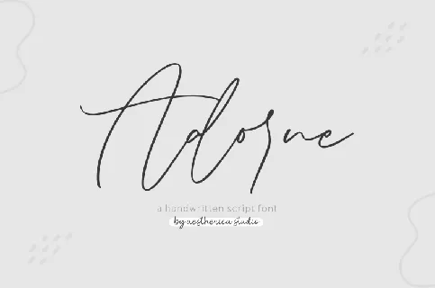 Adorne font