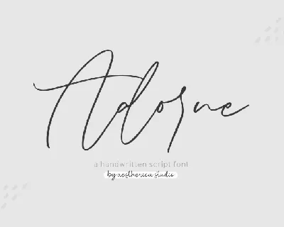 Adorne font