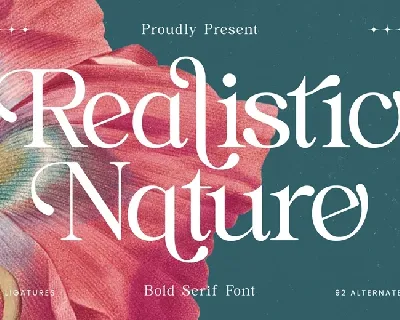 Realistic Nature font