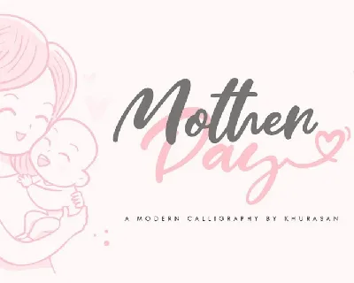 Mother Day Script font