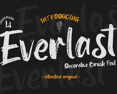 Everlast font