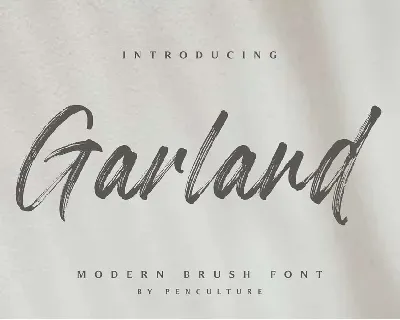 Garland font