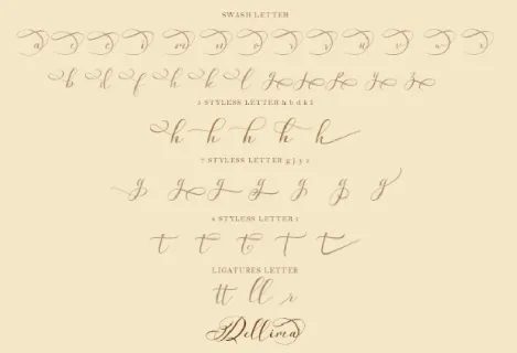 Dellima font