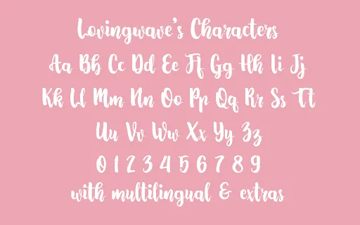 Lovingwave font