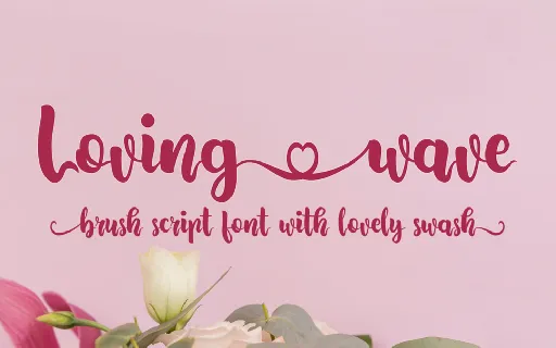 Lovingwave font