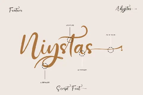 Adiystas font