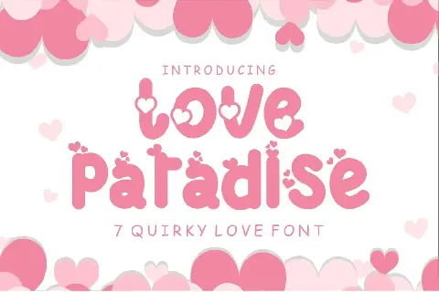 LOVE PARADISE font