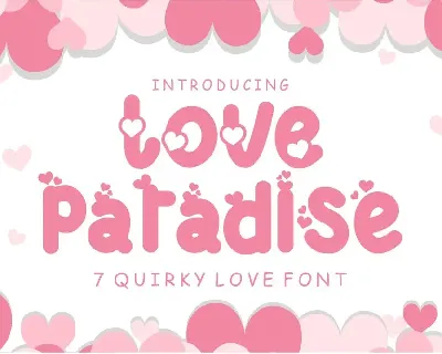 LOVE PARADISE font