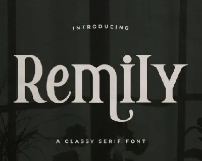 Remily font