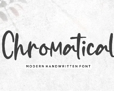 Chromatical font