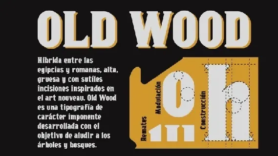 Old Wood Serif font