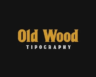 Old Wood Serif font