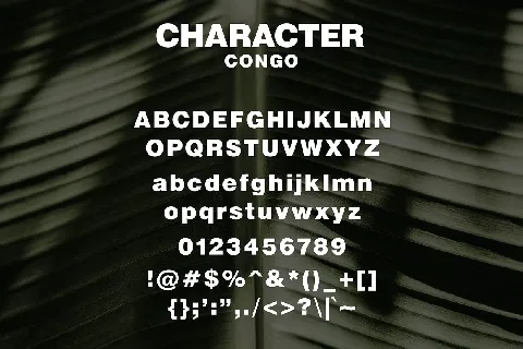 Congo font