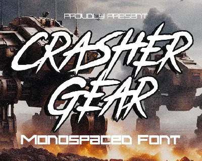 Crasher Gear font